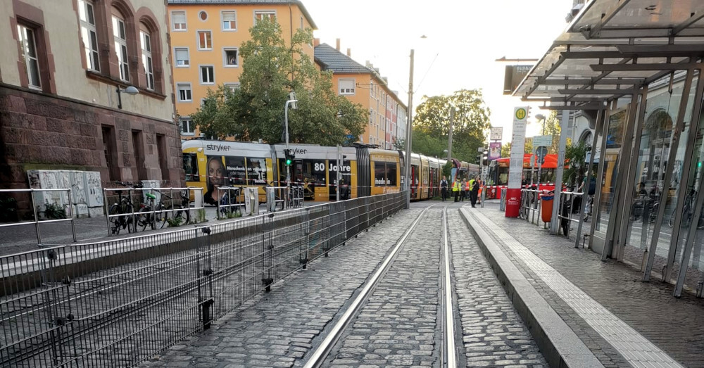 Straßenbahn, Unfall, Eschholzstraße, Freiburg